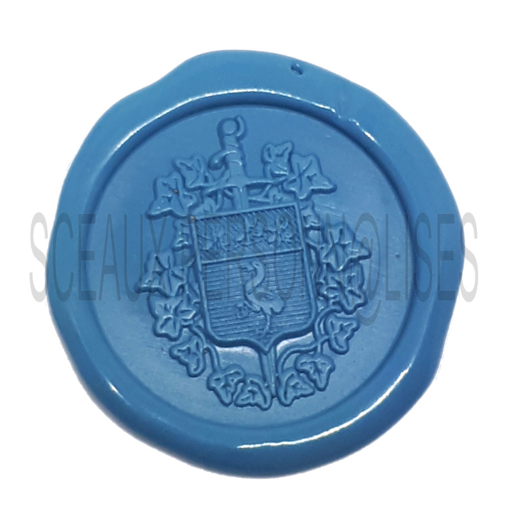 DELORIGIN Tampon à Cacheter De Cire Solaire - Tête De Sceau En Laiton