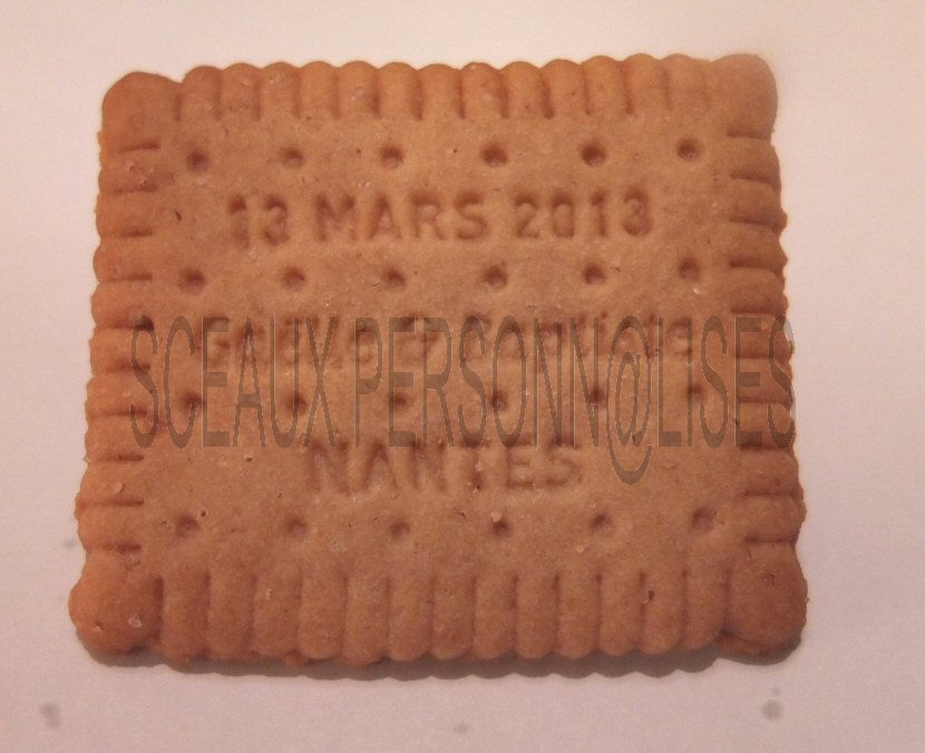 Tampon personnalisé pour biscuits